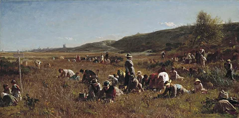 Eastman Johnson, The Cranberry Harvest, Island of Nantucket