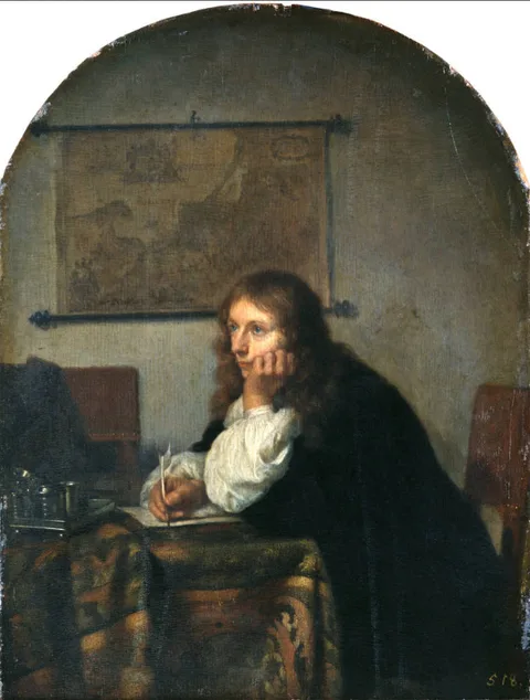 Caspar Netscher, The Letter Writer