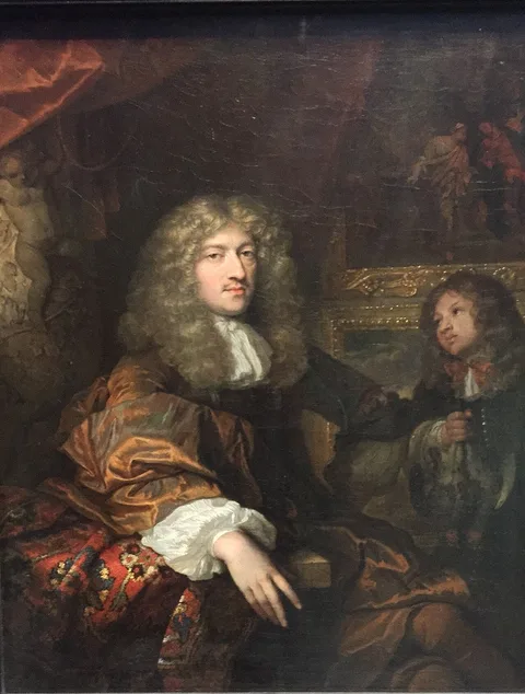 Caspar Netscher, Portrait of Pieter Six