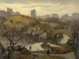 Leon Kroll, Scene in Central Park