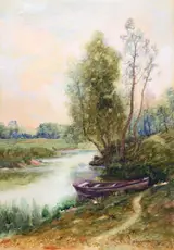 Edward Gay, River Landscape