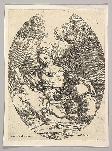 Carlo Maratti, Virgin and Child with St. Mary Magdalen