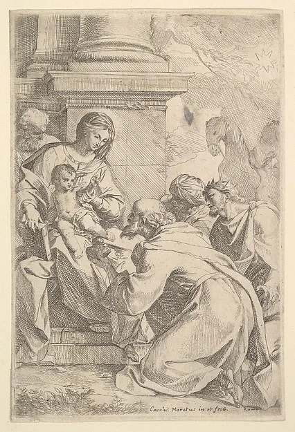 Carlo Maratti, The Adoration of the Magi