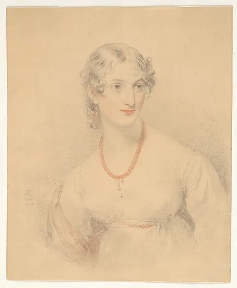 Sir Thomas Lawrence, Portrait of a Young Lady with an Amber Necklace