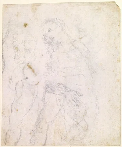 Leonardo da Vinci, Study of a Madonna [verso]