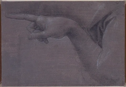Leonardo da Vinci, Study of a Hand