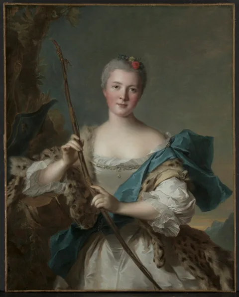 Jean-Marc Nattier, Portrait of a Woman as Diana
