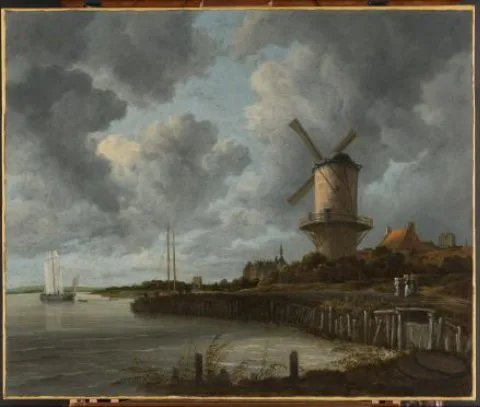 Jacob van Ruisdael, The windmill at Wijk bij Duurstede
