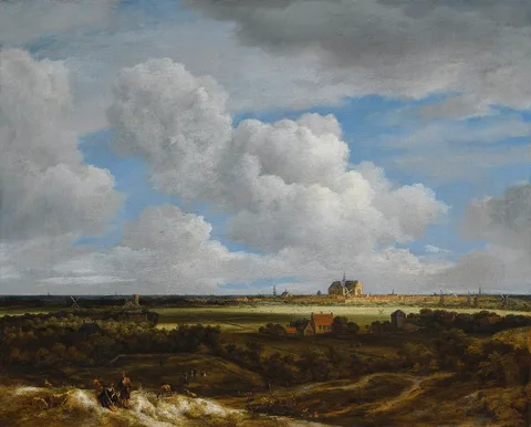 Jacob van Ruisdael, View of Haarlem (Haerlempje)