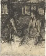 Wilhelm Leibl, Two Women in the Kitchen