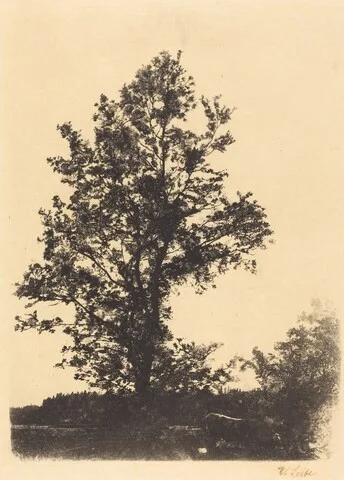 Wilhelm Leibl, The Large Tree