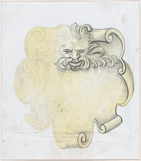 Alphonse Legros, Study for a bronze name plate for Edward D. Adams