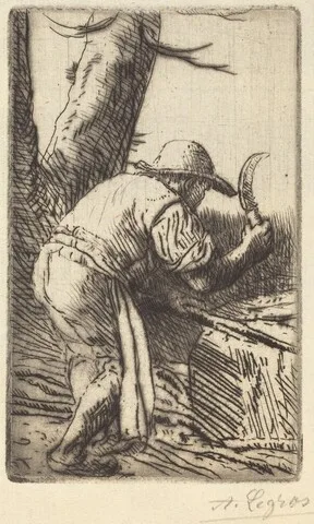 Alphonse Legros, Fagot-cutter (Le coupeur de fagots)