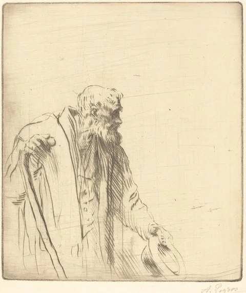 Alphonse Legros, Beggar (Un mendiant)