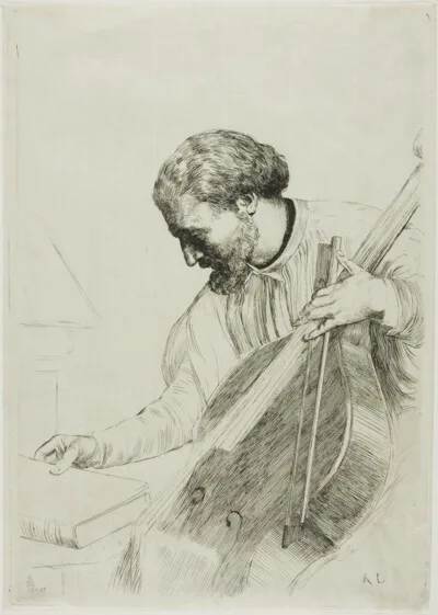 Alphonse Legros, The Double Bass Player