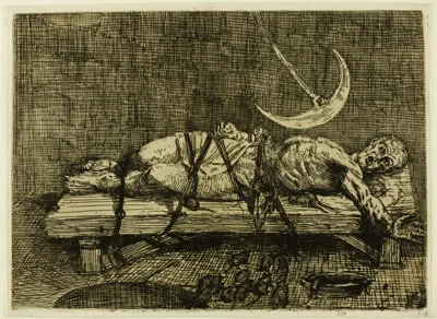 Alphonse Legros, The Pit and the Pendulum, second Plate