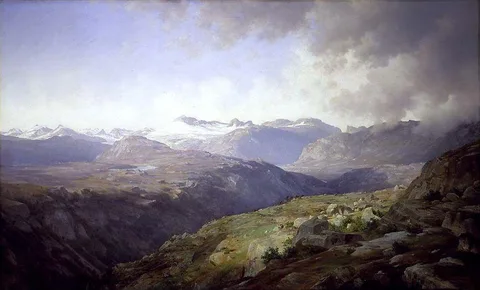 Johan Fredrik Eckersberg, View of Jotunheimen