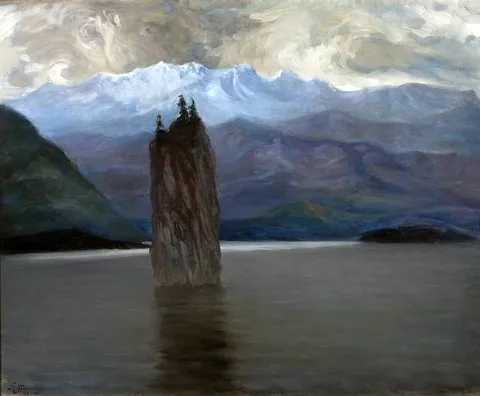 Kazimierz Stabrowski, Norwegian fjord.