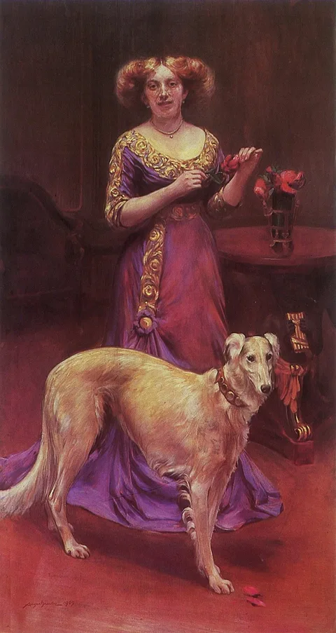 Aleksander Augustynowicz, Portrait of Wanda Rola-Kłosowska née Berska