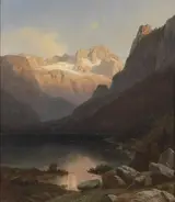 Paul Weber, View of the Gosausee