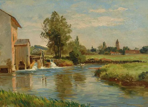 Paul Weber, Scene in Wartenberg