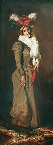 Girolamo P. Nerli, Lady in green