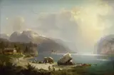 Franz Richard Unterberger, At the Hardanger Fjord in Norway