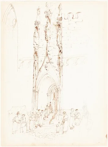 John Skinner Prout, A Gothic Arch