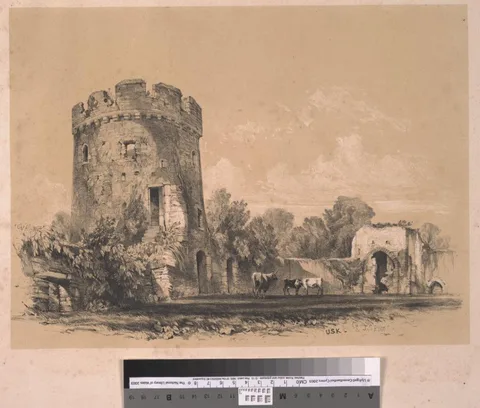 John Skinner Prout, Usk Castle