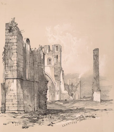 John Skinner Prout, Llantony Abbey