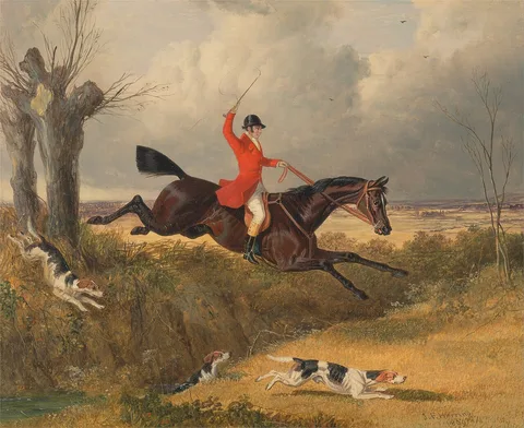 John Frederick Herring, Sr., Foxhunting: Clearing a Ditch