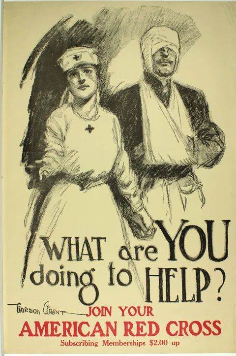Gordon Grant, What Are You Doing To Help Join Your American Red Cross
