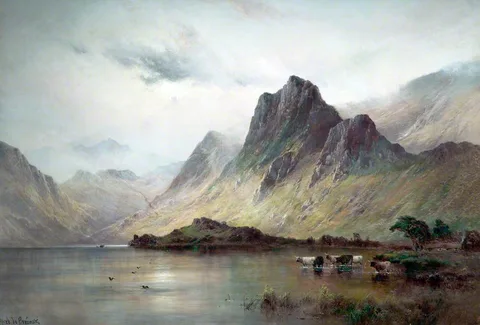 Alfred de Breanski, Morning Mist, Kilchurn