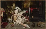 Jan Czesław Moniuszko, Man fighting with wolves