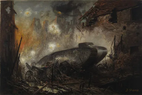 Daniel Sherrin, British Tank in Action
