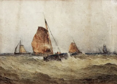 Frederick James Aldridge, Dutch Boats in the North Sea