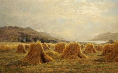 Duncan Cameron, Harvest Time near St Fillans, Perthshire