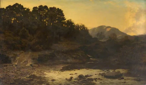 Duncan Cameron, Evening – 'Slow from the Sky the Light Declines'