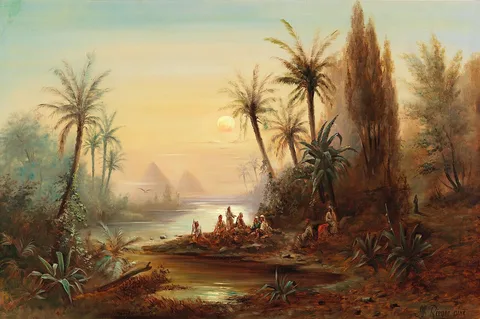 Albert Rieger, Evening on the Nile