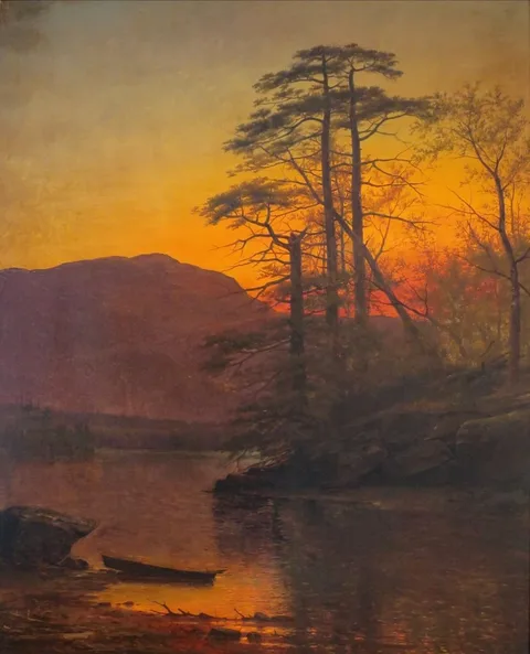 Arthur Parton, Evening on the Ausable River