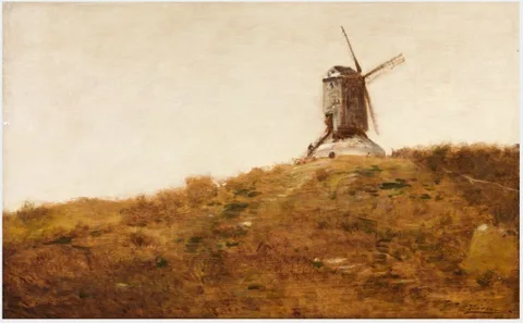 Félix Ziem, Windmill in Montmartre