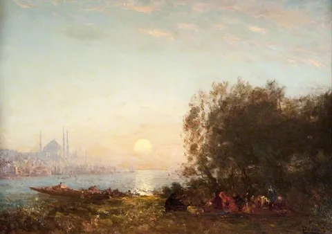 Félix Ziem, Constantinople, Sunset