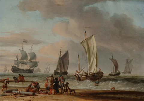 Abraham Storck, Beach View