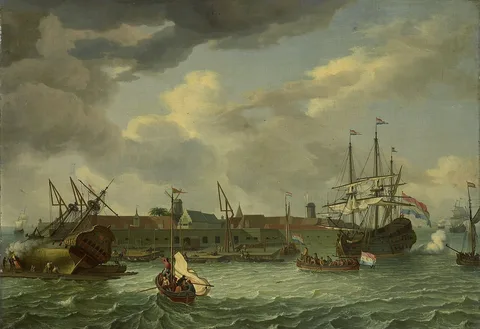 Abraham Storck, Onrust Island near Batavia