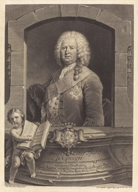 Georg Friedrich Schmidt, Samuel Liber Baro de Cocceji