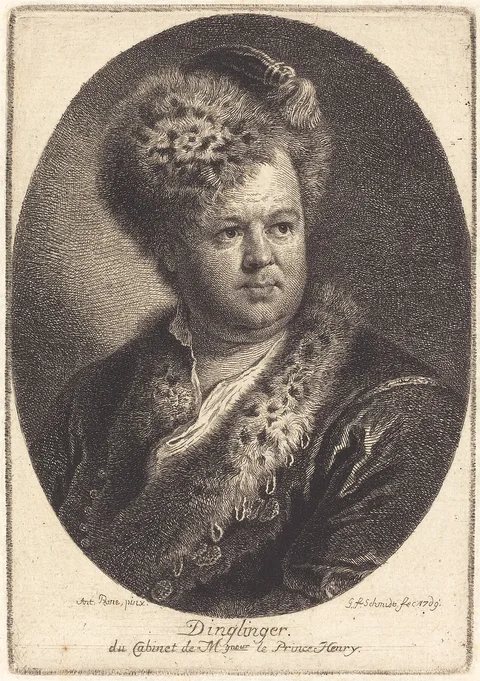 Georg Friedrich Schmidt, Johann Melchior Dinglinger