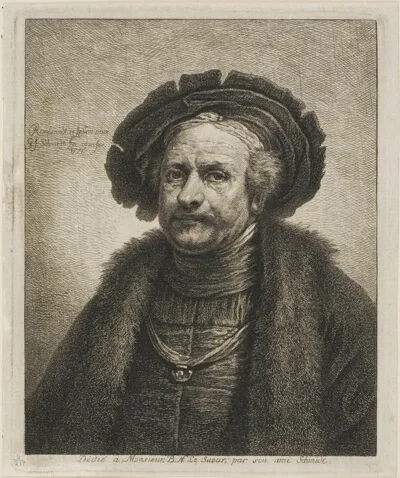 Georg Friedrich Schmidt, Portrait of Rembrandt