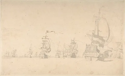 Willem van de Velde, A Fleet