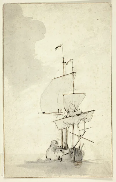 Willem van de Velde, A Brig