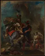 Eugène Delacroix, The Abduction of Rebecca